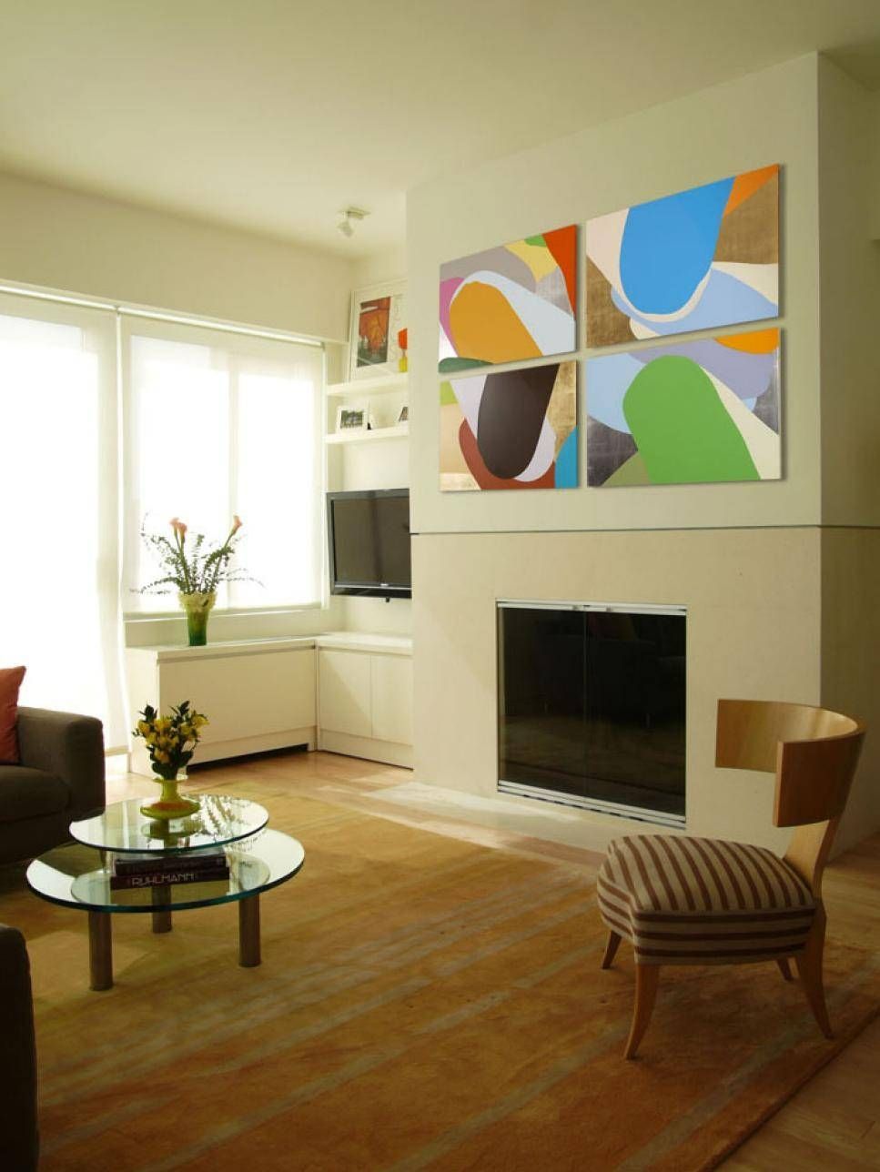 10 Ultramodern Fireplaces | Hgtv With Most Current Fireplace Wall Art (View 20 of 20)