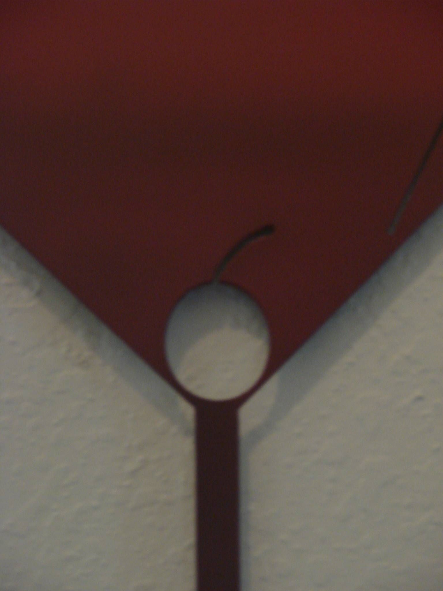 16 Gauge Ombre Red To Black Cosmopolitan Martini Glass Metal Wall Within Most Current Martini Metal Wall Art (View 19 of 30)