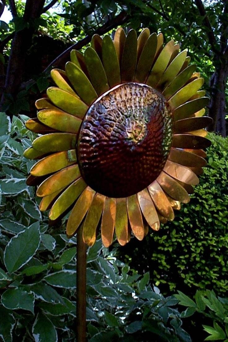 26 Best Sunflower Garden Ornaments Images On Pinterest | Sunflower Regarding Most Current Metal Sunflower Yard Art (Gallery 22 of 26)