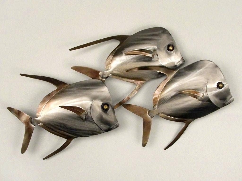 Articles With Metal Wall Art Fish Shoal Tag: Metal Wall Art Fish In 2018 Fish Shoal Metal Wall Art (View 6 of 30)