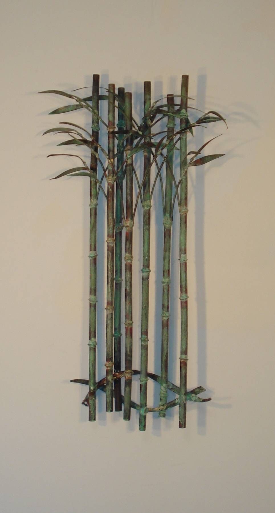 Bamboo Delight Metal Wall Art – Metal Wall Sculpture Decor Inside Most Current Bamboo Metal Wall Art (View 11 of 25)