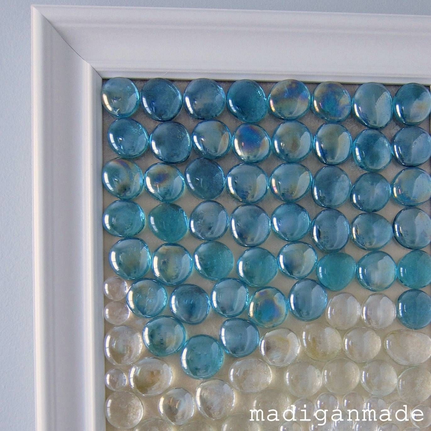 Beachy Glass Gem Wall Art {the Water's Edge} – Rosyscription Within Most Up To Date Beach Theme Wall Art (View 10 of 20)