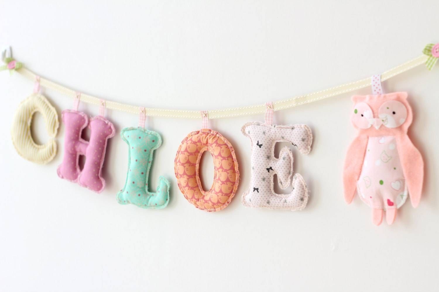 Bedroom. Cute Baby Room Name Letters Ideas As Bedroom Decorations Inside Latest Baby Nursery 3d Wall Art (Gallery 19 of 20)