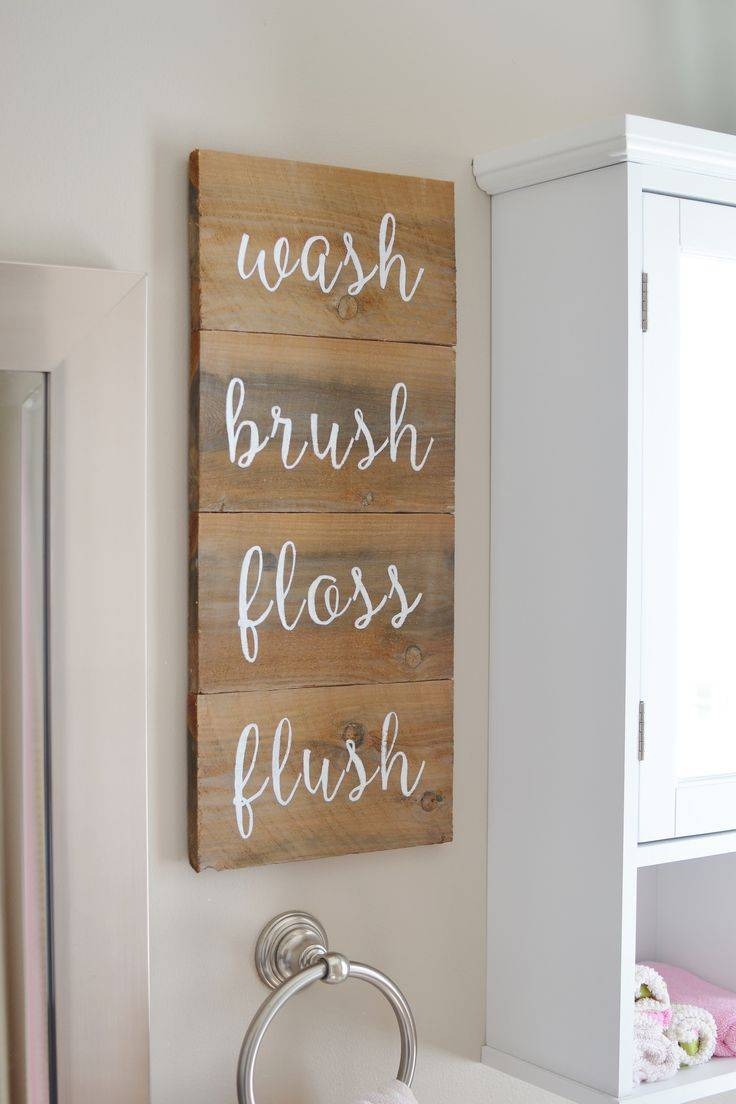 Best 25+ Bathroom Wall Art Ideas On Pinterest | Bathroom Prints With Best And Newest Bathroom Wall Hangings (Gallery 1 of 20)