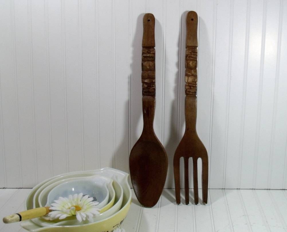 Big Fork And Spoon Wall Decor | Iron Blog Throughout Current Oversized Cutlery Wall Art (View 17 of 20)