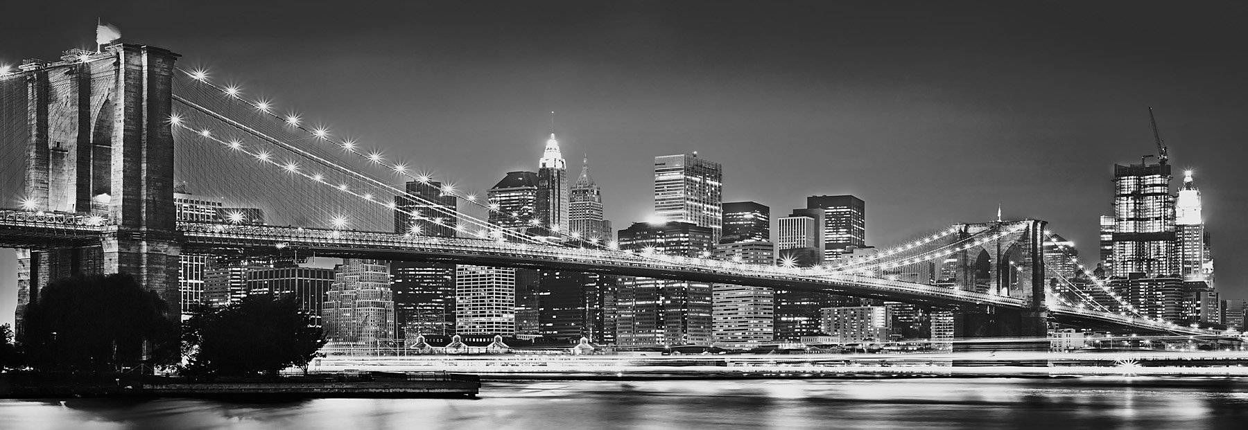 Brewster Home Fashions Komar Brooklyn Bridge Wall Mural & Reviews Within Most Up To Date Brooklyn Bridge Wall Decals (View 17 of 25)