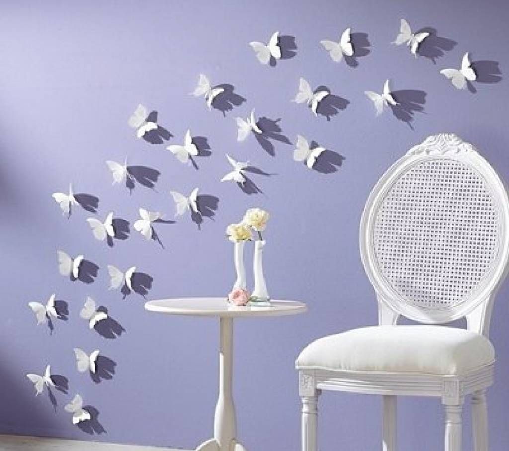 Butterfly Decora | Home Interior Wall Decoration In Recent Umbra 3d Wall Art (View 20 of 20)