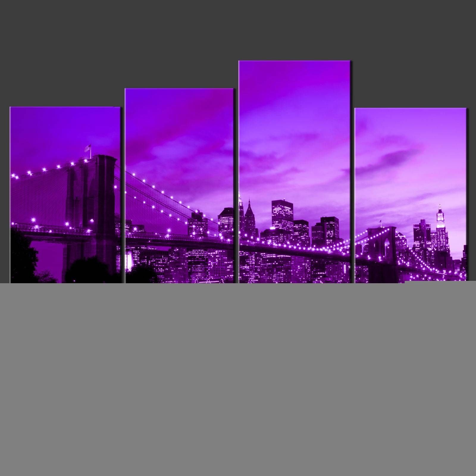 Canvas Print Pictures. High Quality, Handmade, Free Next Day Delivery. In Best And Newest Purple Canvas Wall Art (Gallery 9 of 20)