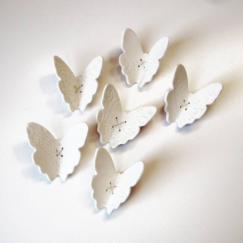 Ceramic Butterfly Wall Art – Wall Murals Ideas Intended For Most Recent Ceramic Butterfly Wall Art (View 2 of 30)