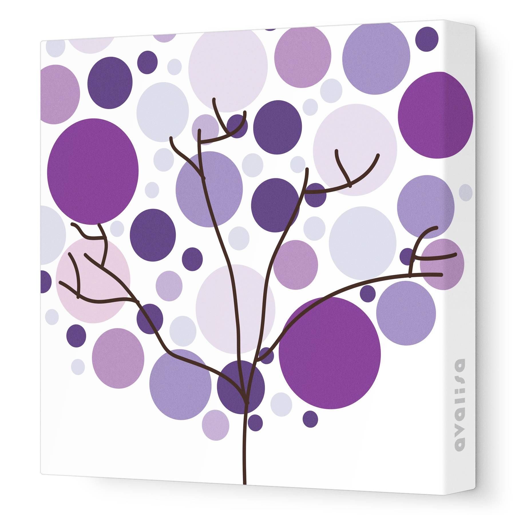Classy 10+ Purple Canvas Wall Art Decorating Design Of 36 Purple Intended For Latest Purple Wall Art Canvas (View 6 of 20)