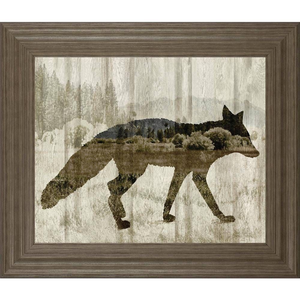 Classy Art 22 In. X 26 In. "camouflage Animals Fox"tania Bello With Current Camouflage Wall Art (Gallery 12 of 20)