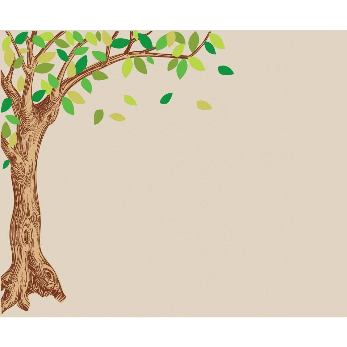 Corner Oak Large Tree Decal For Children For Most Recently Released Oak Tree Metal Wall Art (View 28 of 30)