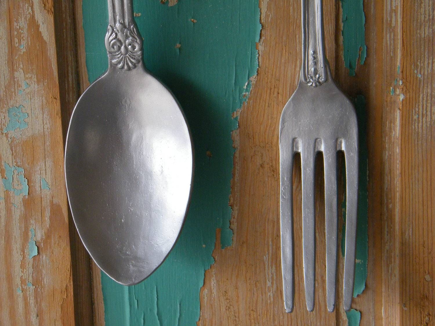 Cozy Spoon And Fork Wall Decor Target Large S Silver Fork Fork For 2018 Giant Fork And Spoon Wall Art (View 10 of 25)