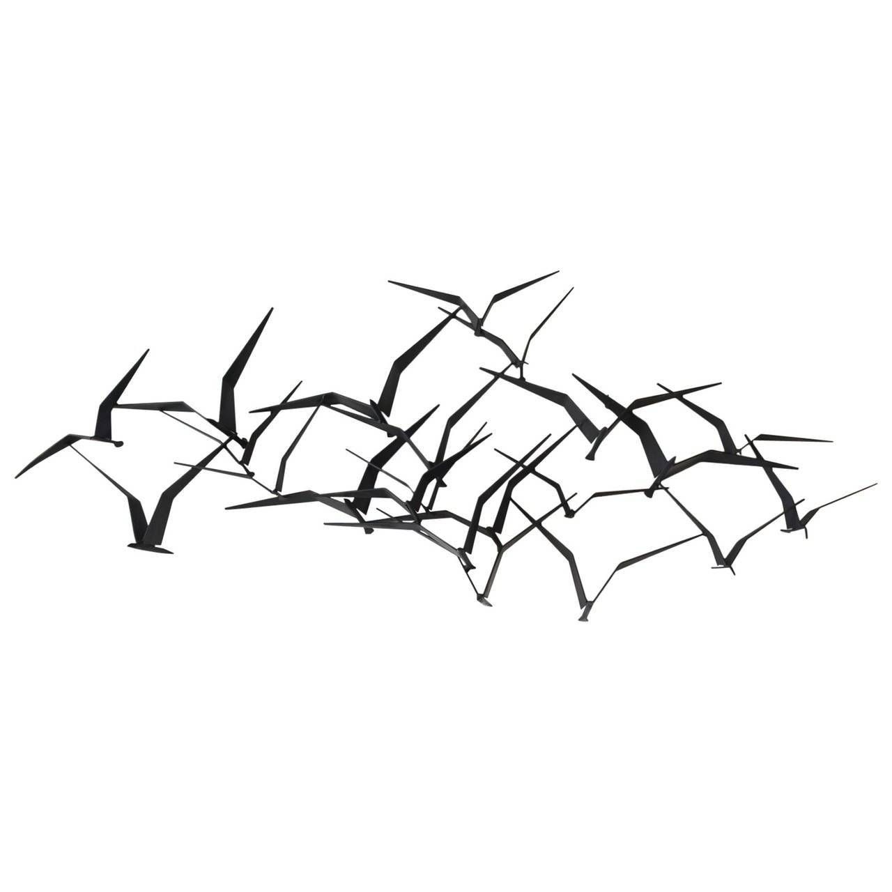 Curtis Jere Birds In Flight Metal Wall Sculpture At 1stdibs Within Most Up To Date Birds In Flight Metal Wall Art (Gallery 28 of 30)