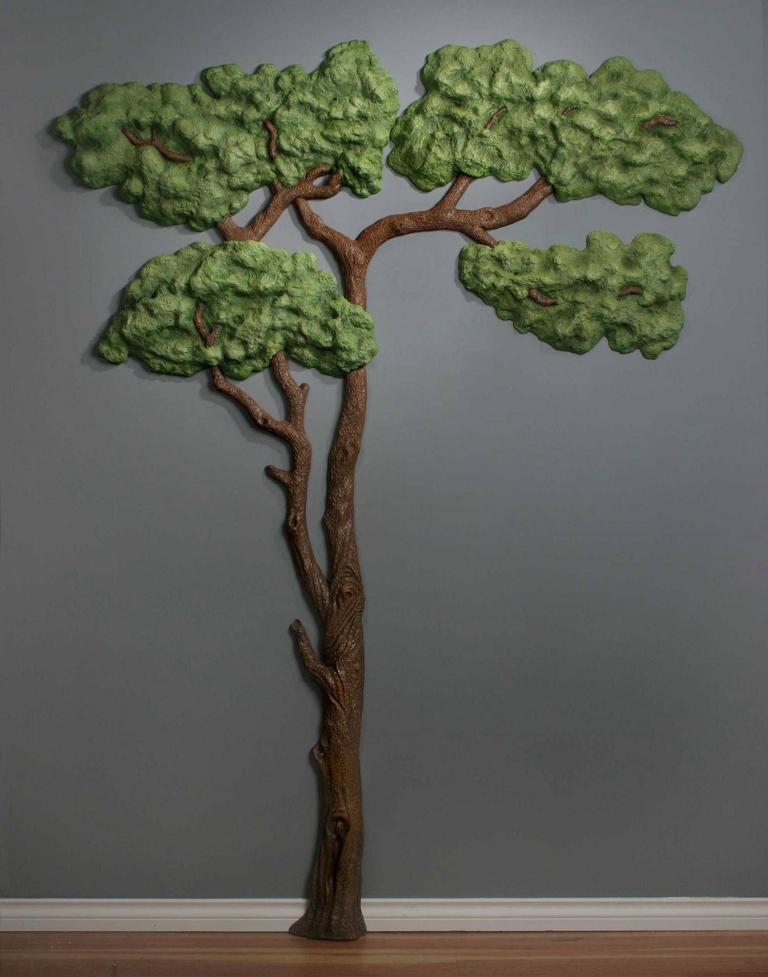 Decor: 3 D African Trees Wall Art Decor With Interior Paint Ideas For Most Current 3d Tree Wall Art (View 13 of 15)