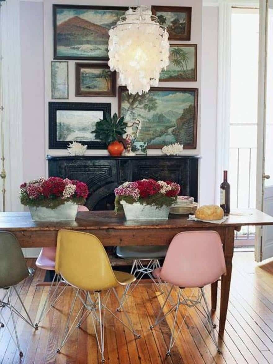 Dining Room With Summer Decor Ideas With Capiz Shell Chandelier Intended For Most Current Capiz Shell Wall Art (Gallery 23 of 30)