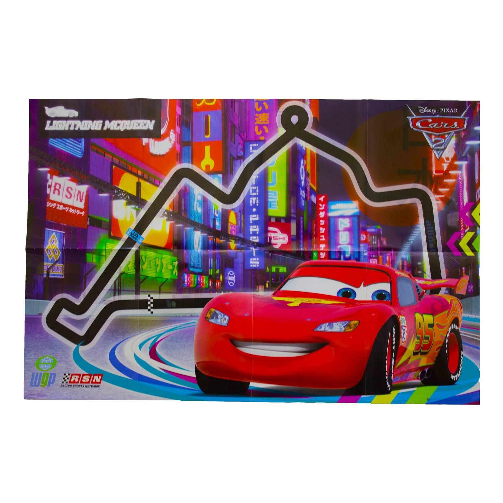 Disney Cars 2 Poster Kids Wall Art Pack Film Characters Racing Within 2018 Lightning Mcqueen Wall Art (View 14 of 20)