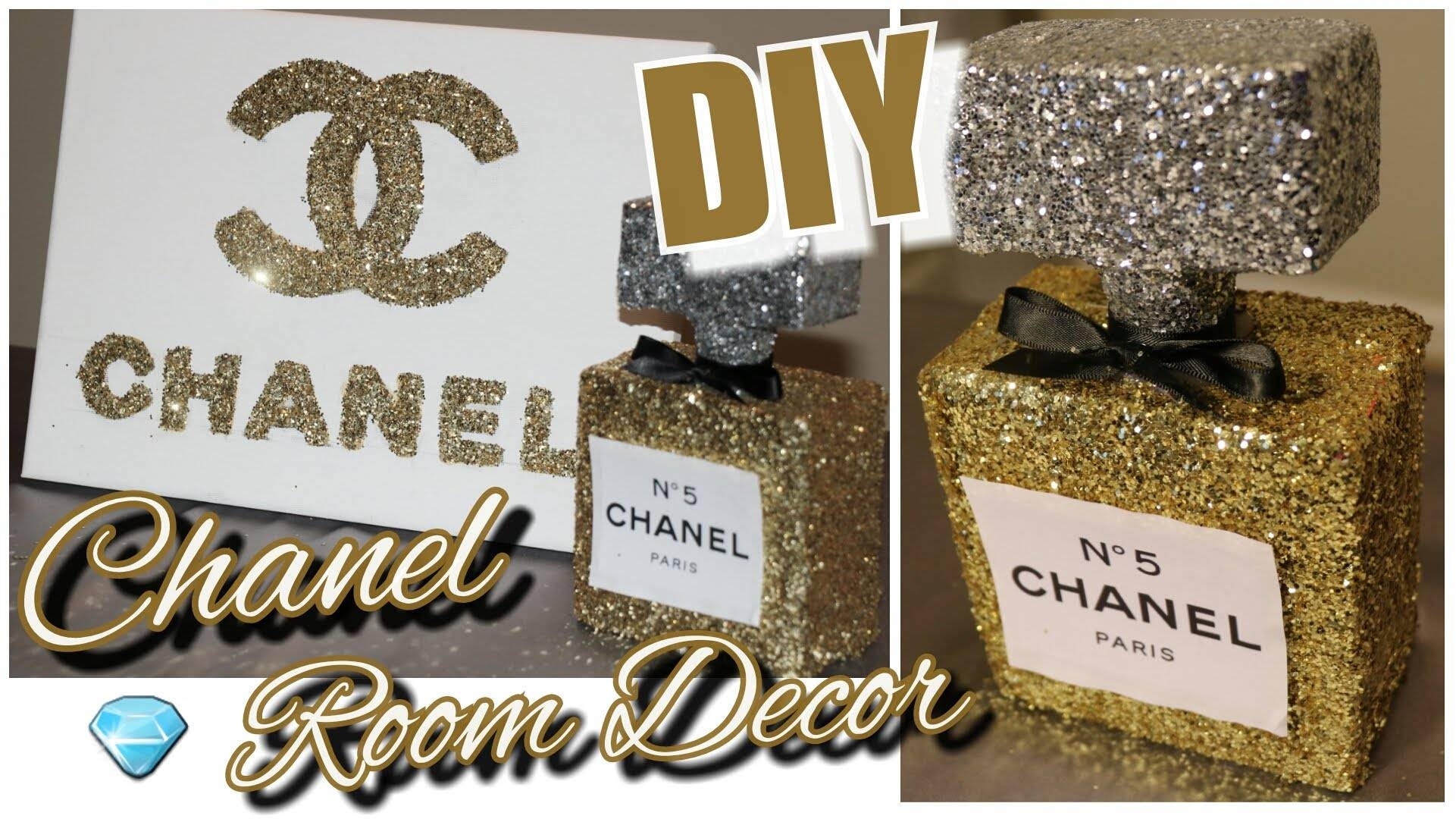 Diy Chanel Perfume Bottle Room Decor & Chanel Canvas Wall Decor With Regard To Newest Chanel Wall Decor (Gallery 1 of 25)