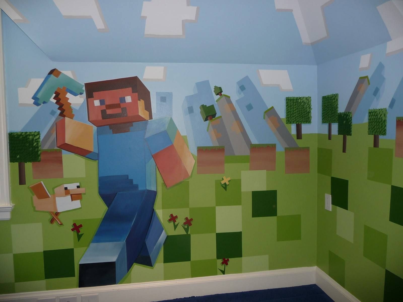 Diy Minecraft Wall Decorations : Design Minecraft Wall Decorations Regarding Best And Newest Minecraft 3d Wall Art (View 11 of 20)