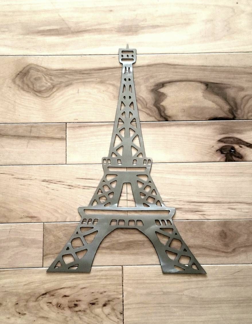 Eiffel Tower Metal Wall Art/paris Decor/eiffel Tower Decor/paris Throughout Most Up To Date Eiffel Tower Metal Wall Art (View 5 of 30)