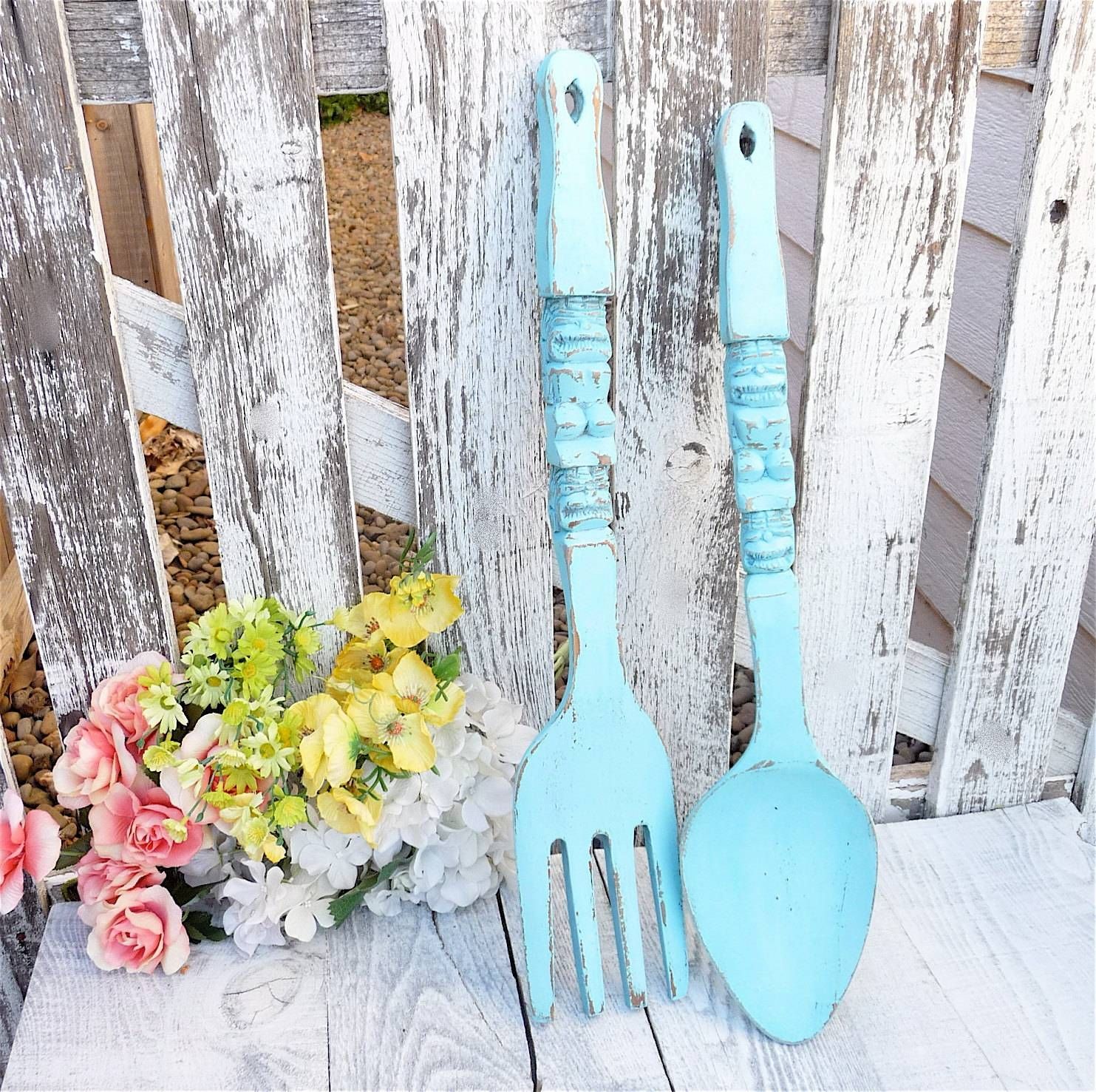 Giant Fork And Spoon Wall Decor | Design Ideas And Decor Throughout Latest Big Spoon And Fork Decors (View 14 of 25)