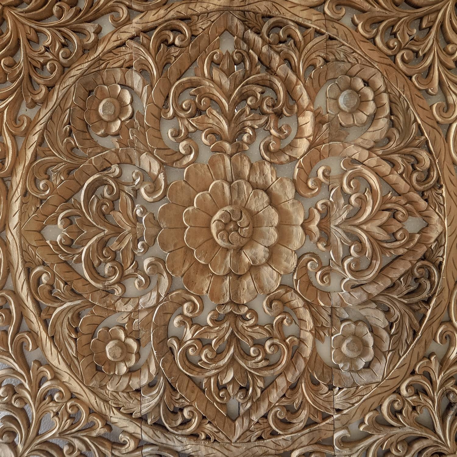 Hand Carved Wall Panel From Bali – Siam Sawadee For 2017 Balinese Wall Art (Gallery 1 of 30)