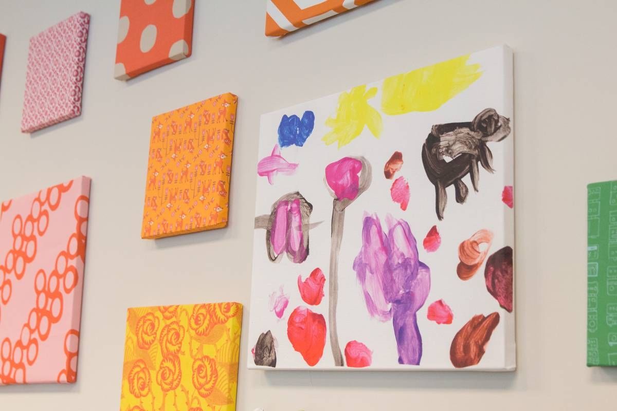 Home Interior : Cute Diy Kids Craft Canvas Wall Art Square Regarding Recent Kids Canvas Wall Art (View 5 of 20)