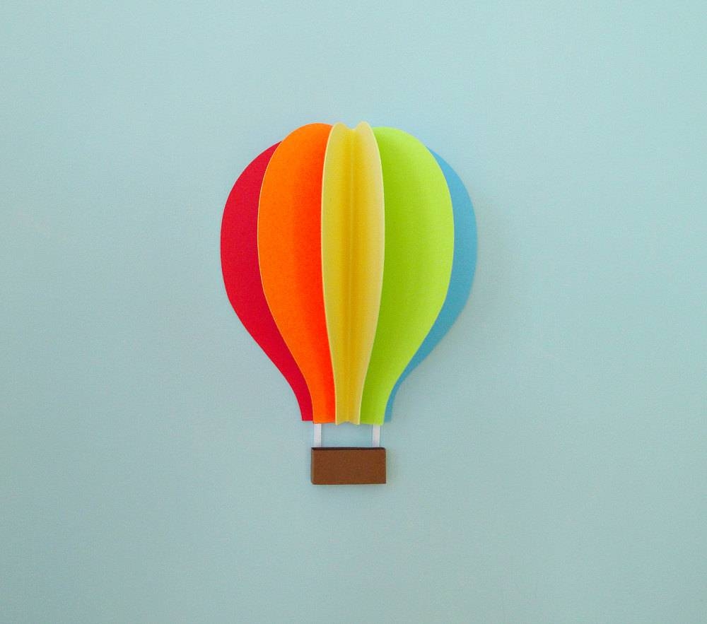 Featured Photo of 2024 Best of Air Balloon 3d Wall Art