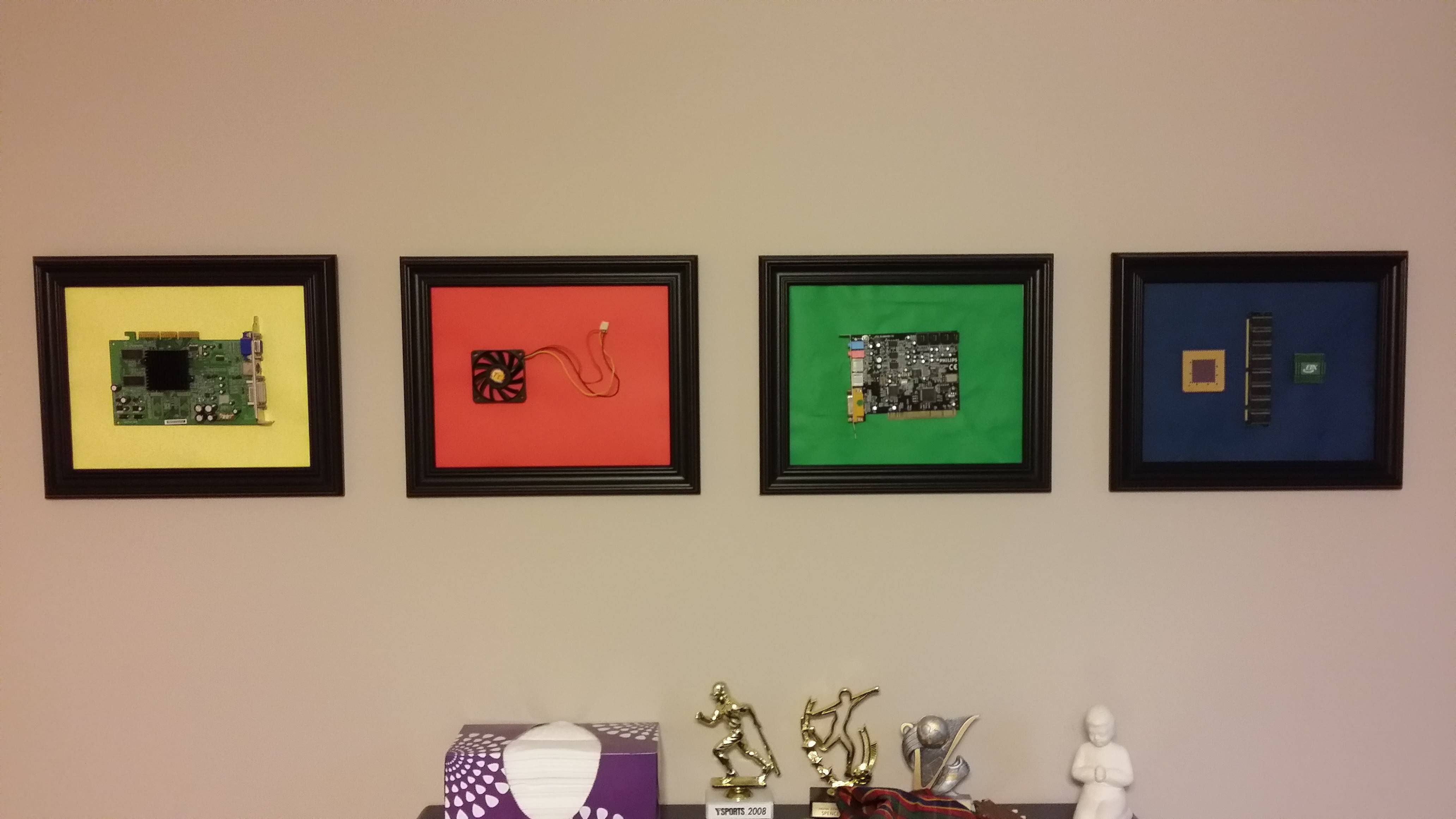 If Your Son Has Computer Parts Framed On His Bedroom Wall You Within Most Recent Computer Wall Art (View 1 of 20)