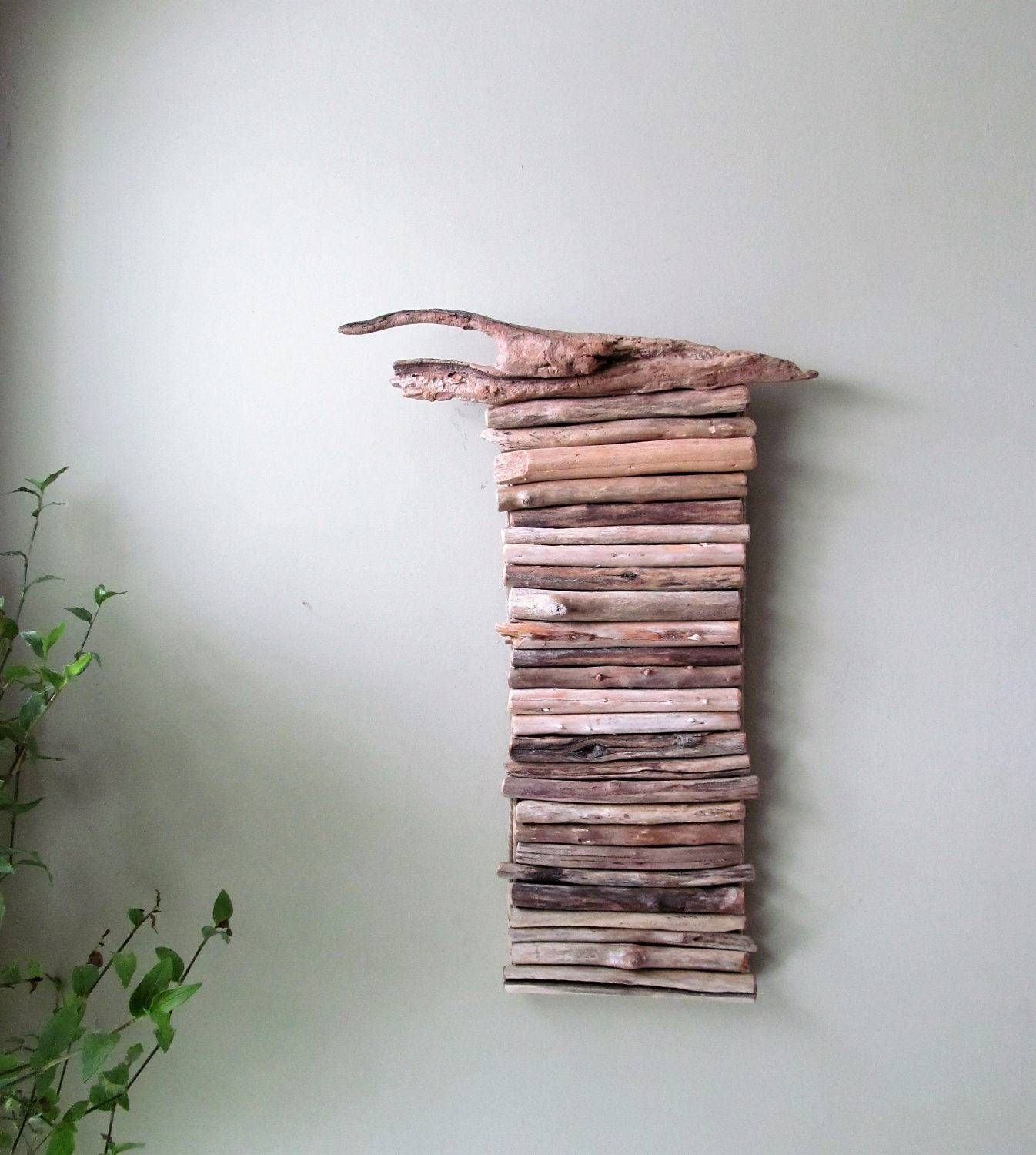In Stock Driftwood Hanging Art Driftwood Wall Hanging Art With Newest Driftwood Wall Art (Gallery 14 of 30)