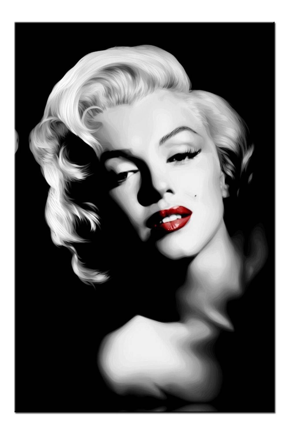 Inspiration 90+ Marilyn Monroe Canvas Wall Art Inspiration Of Within Most Recently Released Marilyn Monroe Black And White Wall Art (Gallery 3 of 15)