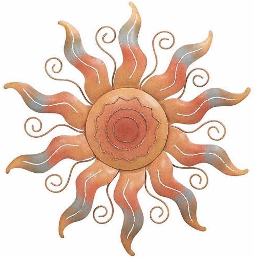 Interior & Decor: Sunburst Wall Decor | Kohl\'s Metal Wall Art Throughout Most Current Kohl's Metal Wall Art (View 8 of 30)