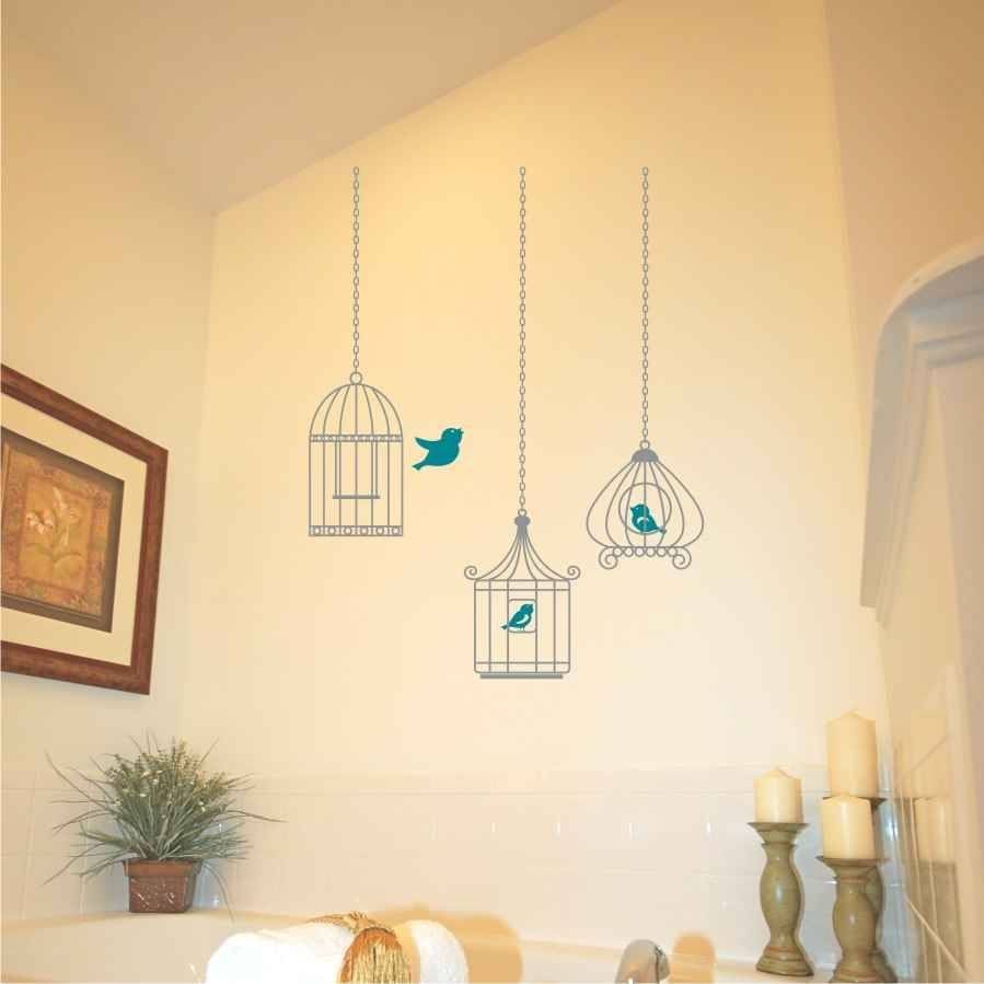 Interior. Stick Your Ideas In An Attractive Wall Art: Cream Wall With 2018 Ceramic Bird Wall Art (Gallery 27 of 30)
