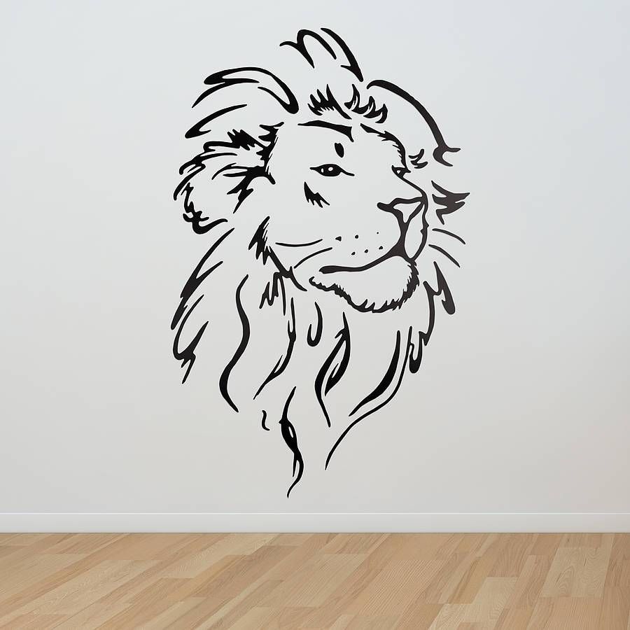 Lion Wall Art With Latest Lion Wall Art (View 1 of 20)