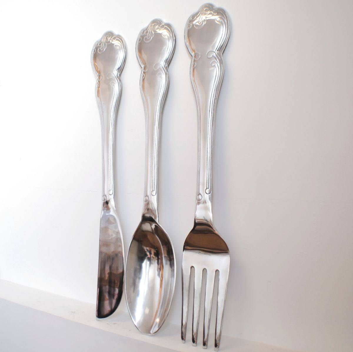 Mesmerizing Spoon Wall Decor Target Simple Decoration Big Spoon Regarding Current Giant Fork And Spoon Wall Art (Gallery 19 of 25)