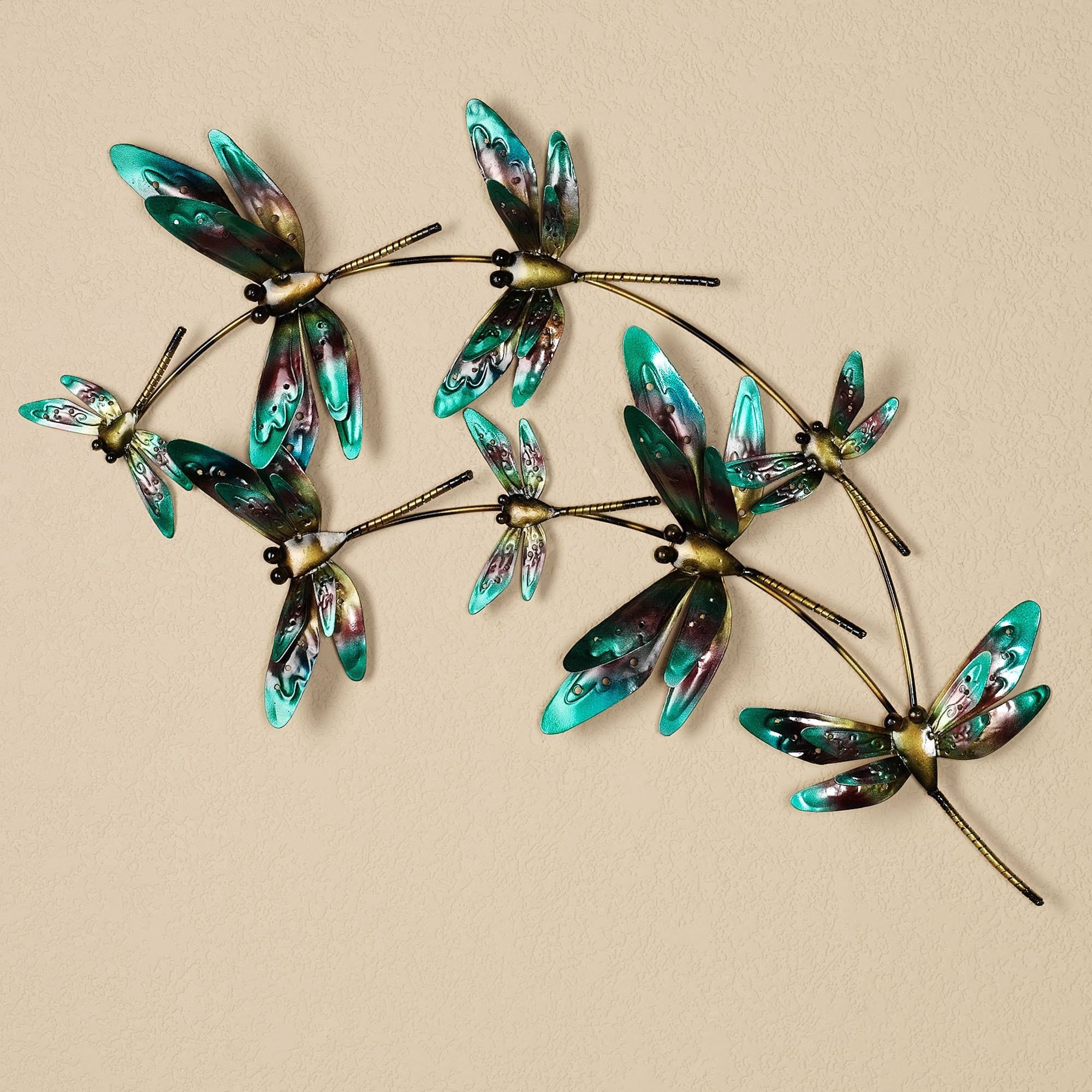 Metal Dragonfly Wall Decor : Dragonfly Wall Decor Bedroom – Design Throughout Latest Dragonfly 3d Wall Art (View 4 of 20)