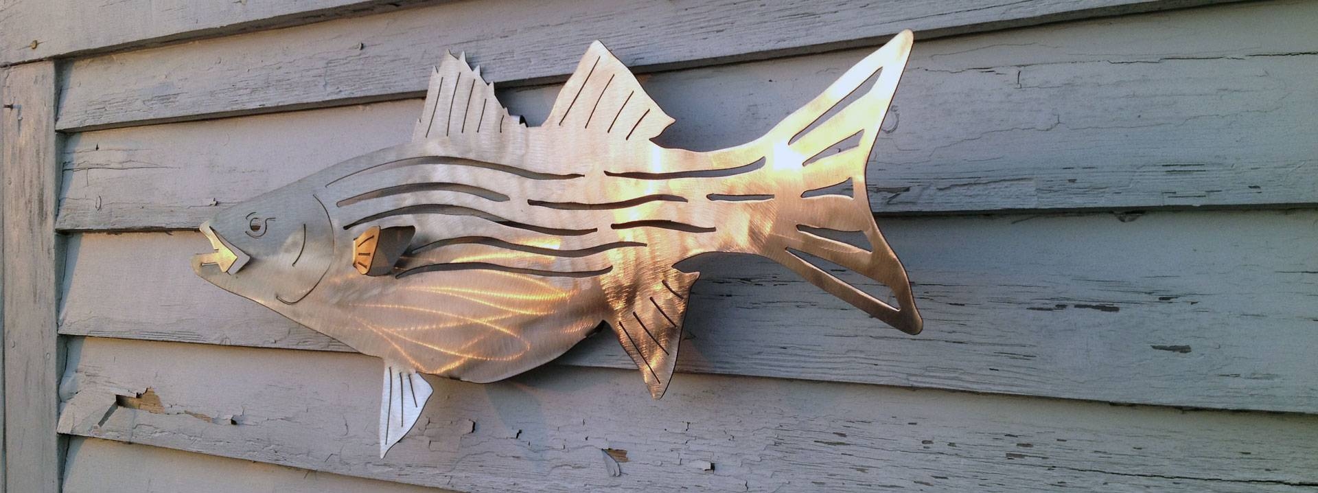 Featured Photo of The Best Stainless Steel Fish Wall Art