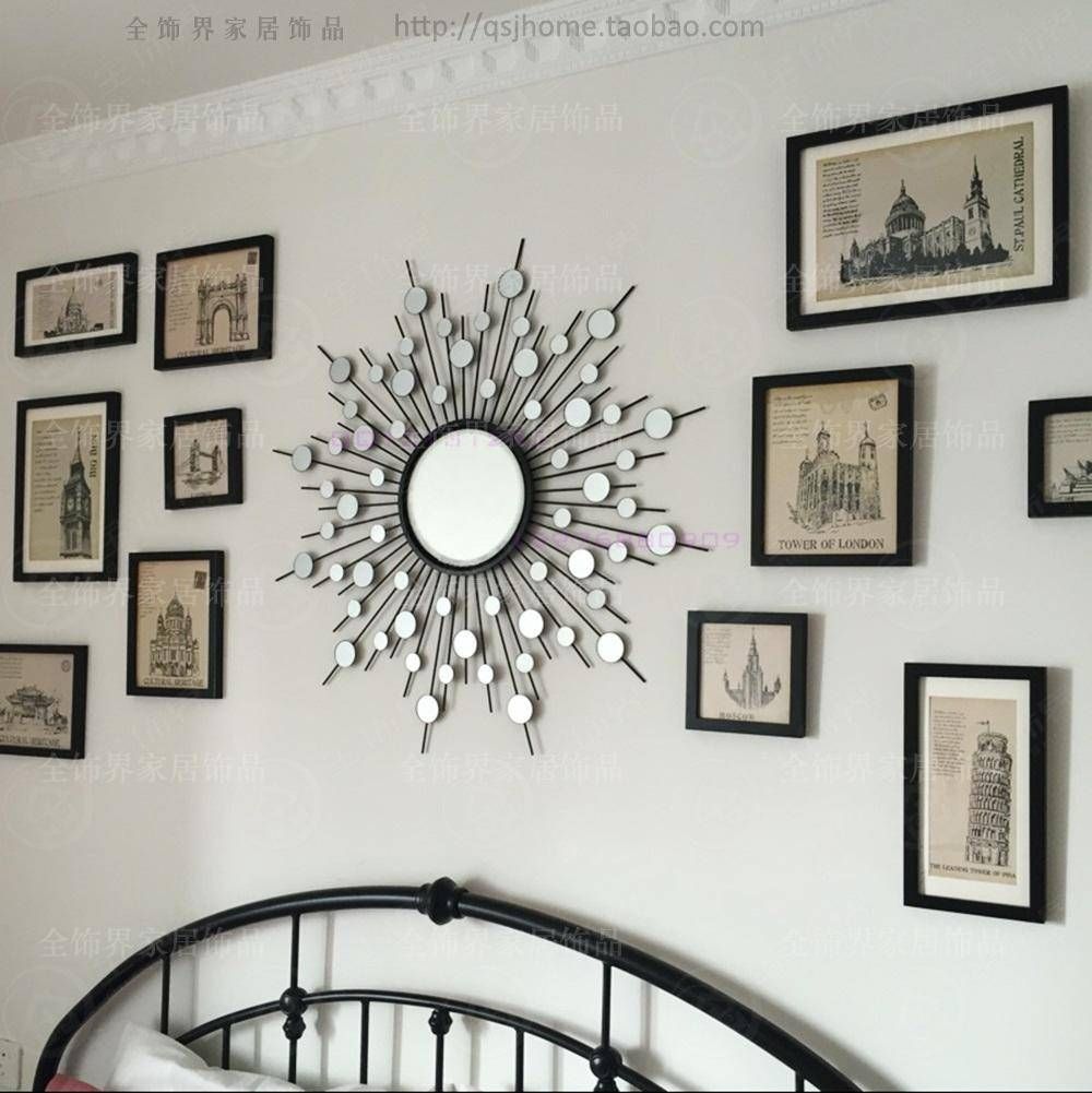 Metal Wall Mirror Decor Modern Mirrored Wall Art Wire Wall Art Throughout Most Current Modern Mirrored Wall Art (View 10 of 20)