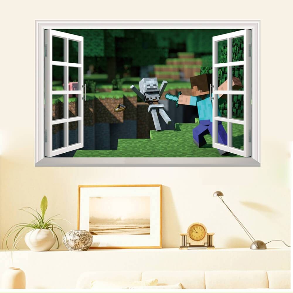 Featured Photo of The Best Minecraft 3d Wall Art