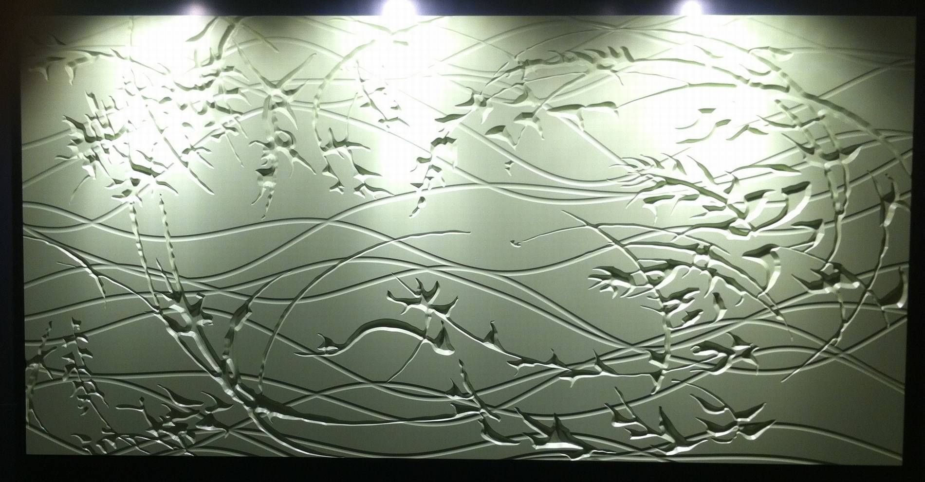 Mini Asian Wind Wall 3d Wall Panel Design Featuring Chip Carving Intended For 2017 Vancouver 3d Wall Art (View 18 of 20)