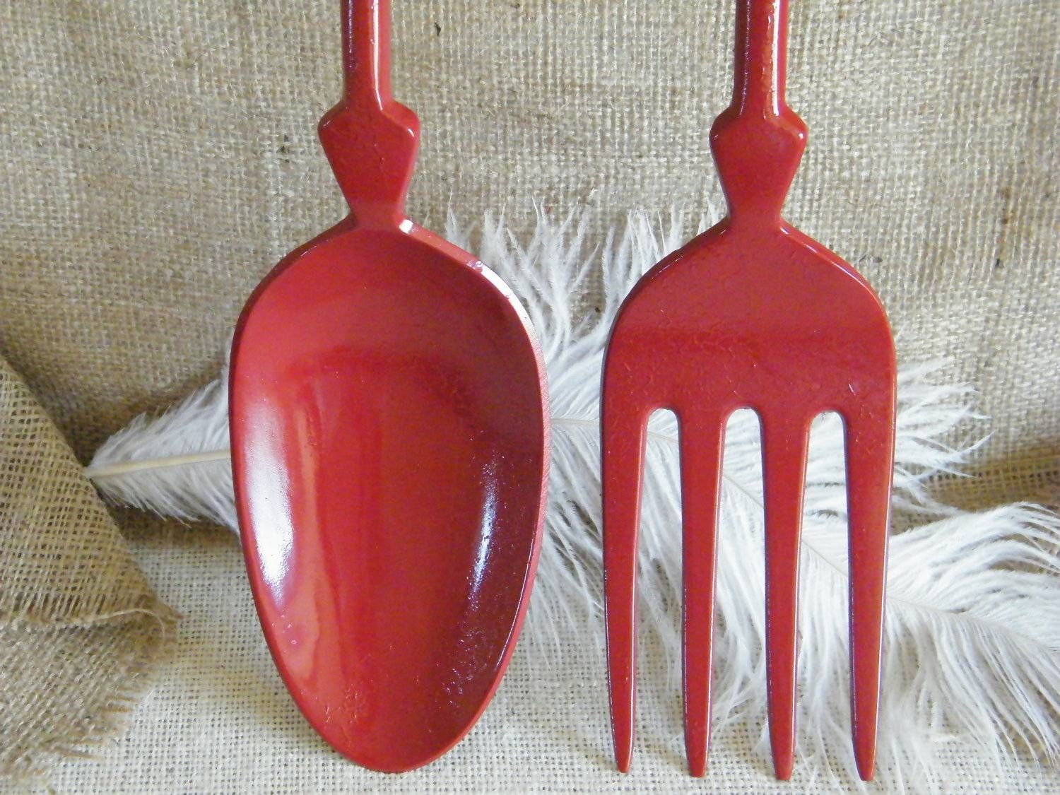 Oversized Spoon And Fork Wall Decor | Home Decor And Design Throughout Current Oversized Cutlery Wall Art (View 4 of 20)