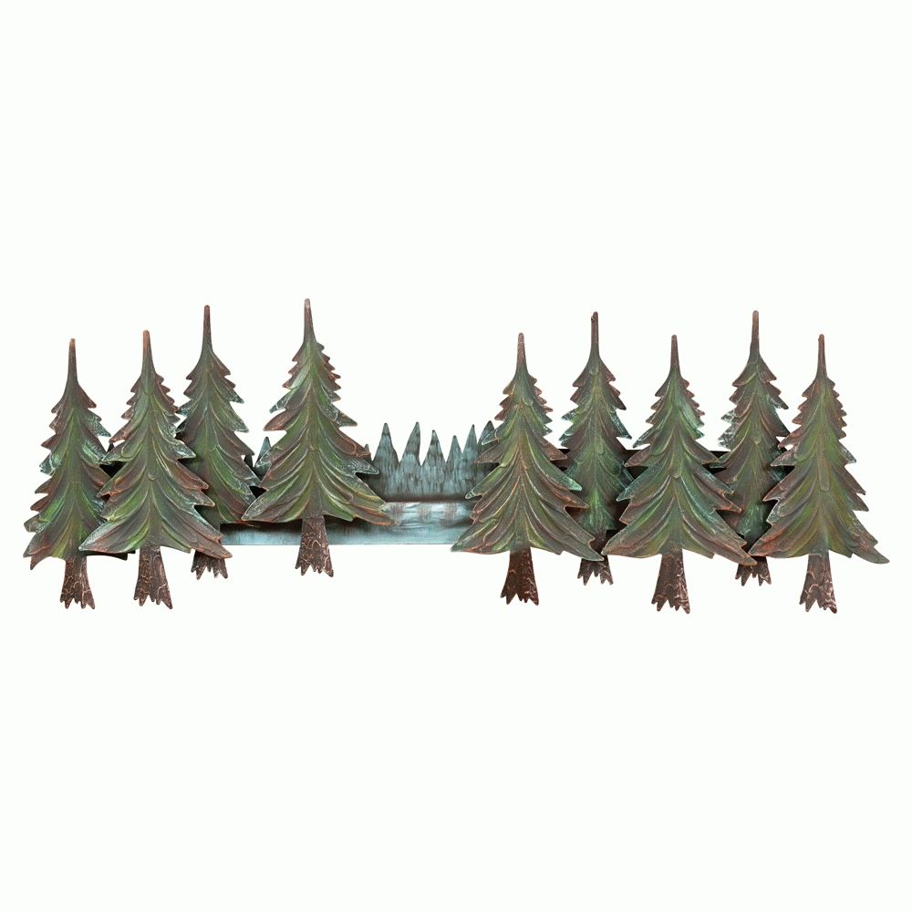 Pine Tree Forest Metal Wall Art Regarding 2017 Pine Tree Metal Wall Art (View 2 of 25)