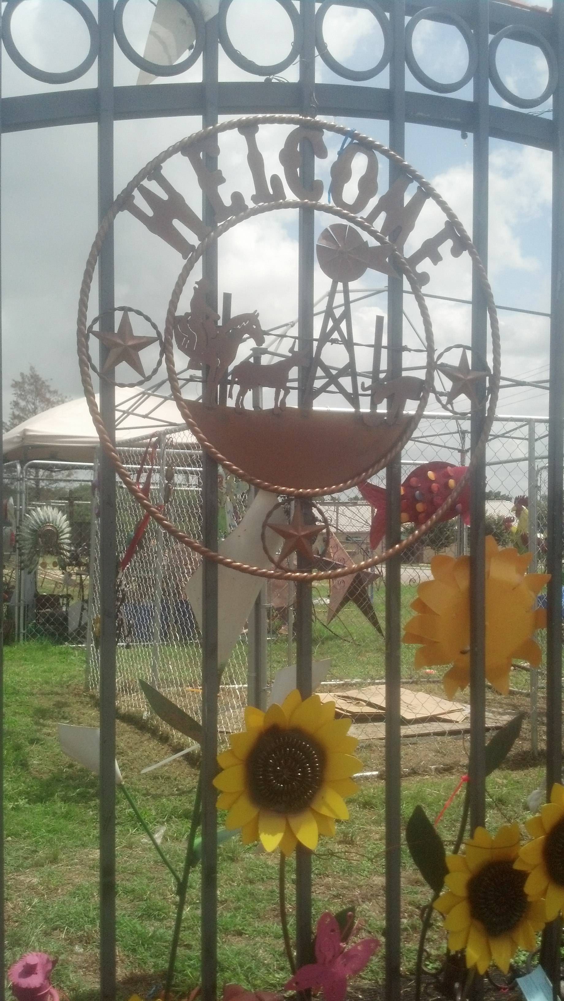 Recycled Metal Yard Art 11 Gallery 4 | Westwood Pavillion Inside Most Up To Date Metal Sunflower Yard Art (View 14 of 26)