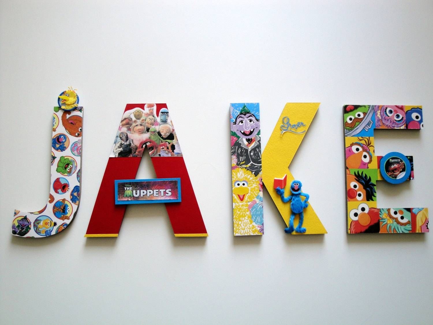 Sesame Street Muppets Wall Decor Sesame Street Nursery Wall With Newest Playroom Wall Art (View 10 of 30)