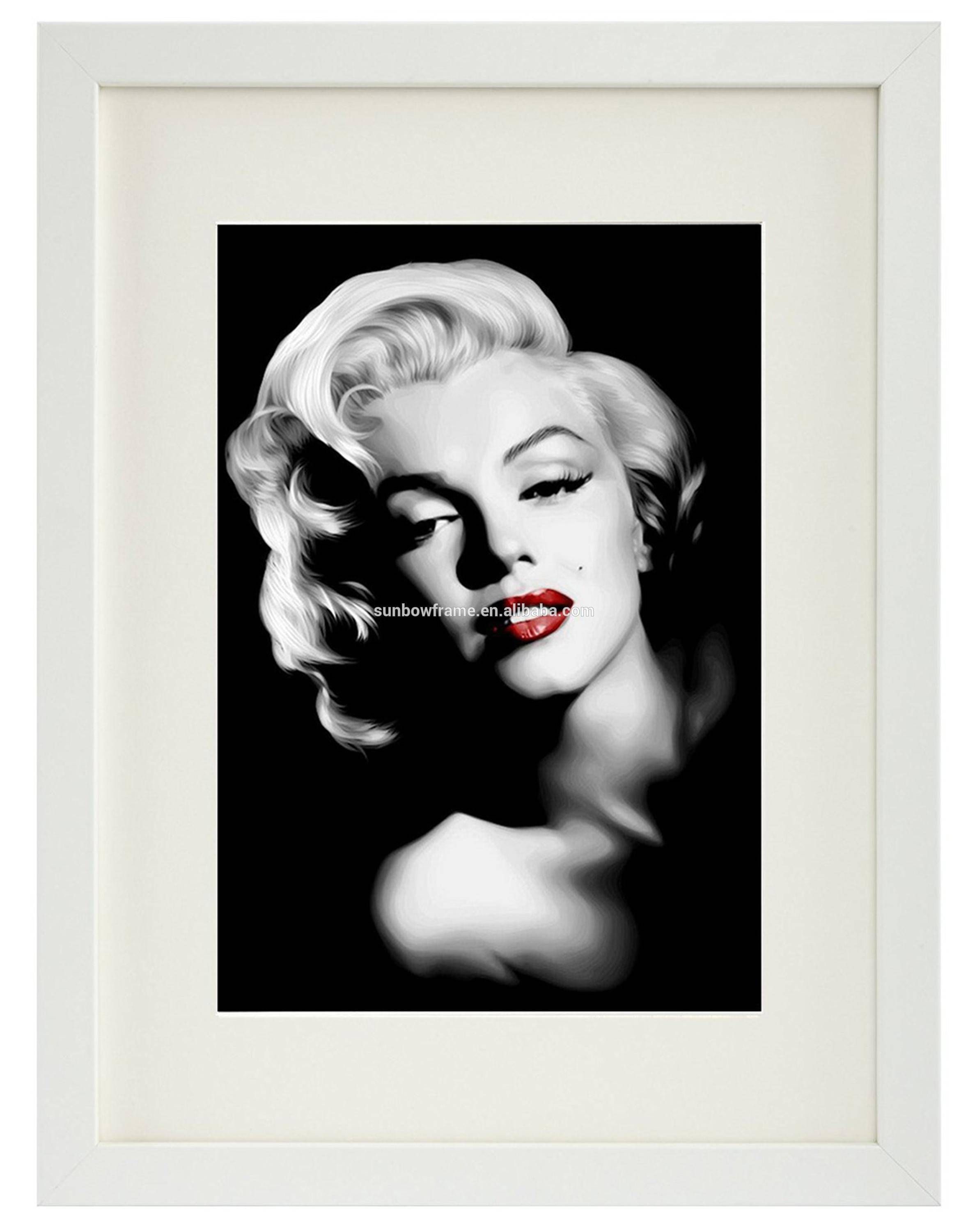 Sexy Marilyn Monroe Wall Art Decor Picture Frame Black White 8x10 For Most Popular Marilyn Monroe Wall Art (View 9 of 25)