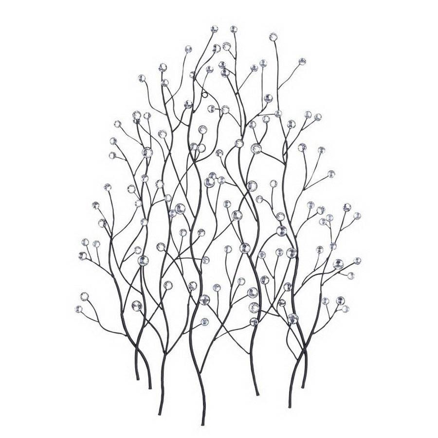 Shop Woodland Imports 22 In W X 31 In H Botanical, Nature Inspired Within Most Recently Released Botanical Metal Wall Art (Gallery 19 of 25)