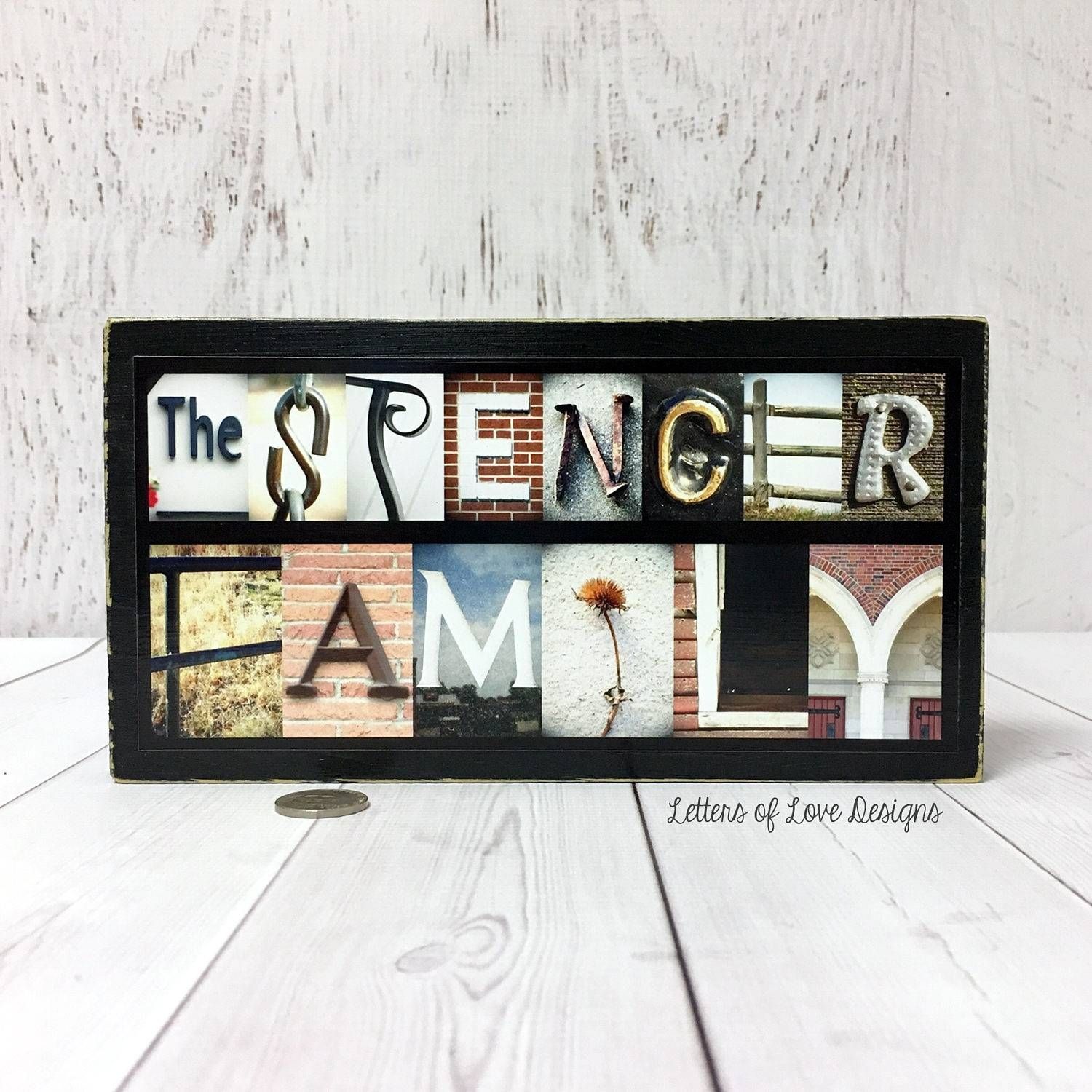 Simple Decoration Personalized Last Name Wall Art Crafty In 2018 Last Name Wall Art (View 9 of 25)