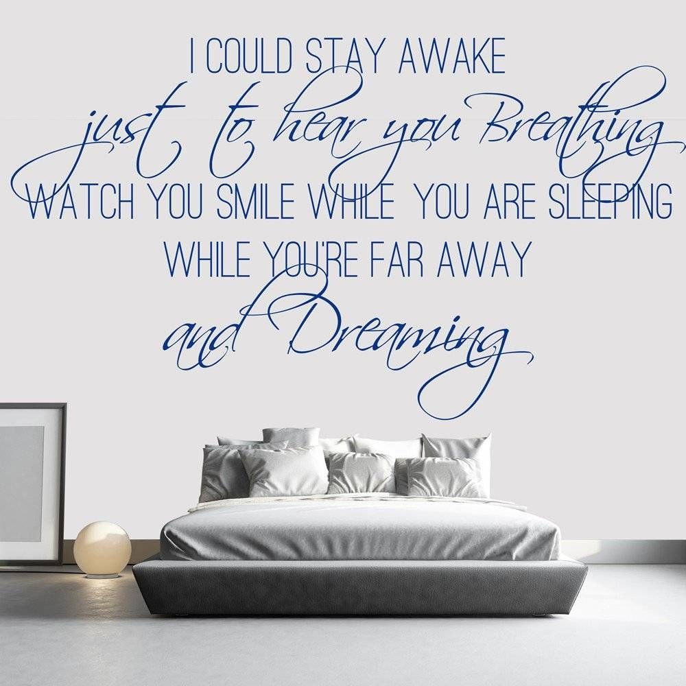 Song Lyric Quotes Wall Stickers | Iconwallstickers.co (View 4 of 20)
