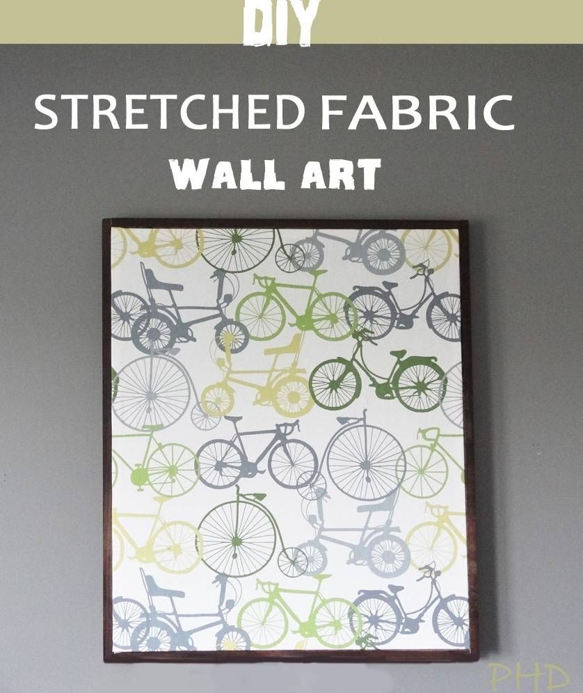 Featured Photo of  Best 20+ of Stretched Fabric Wall Art