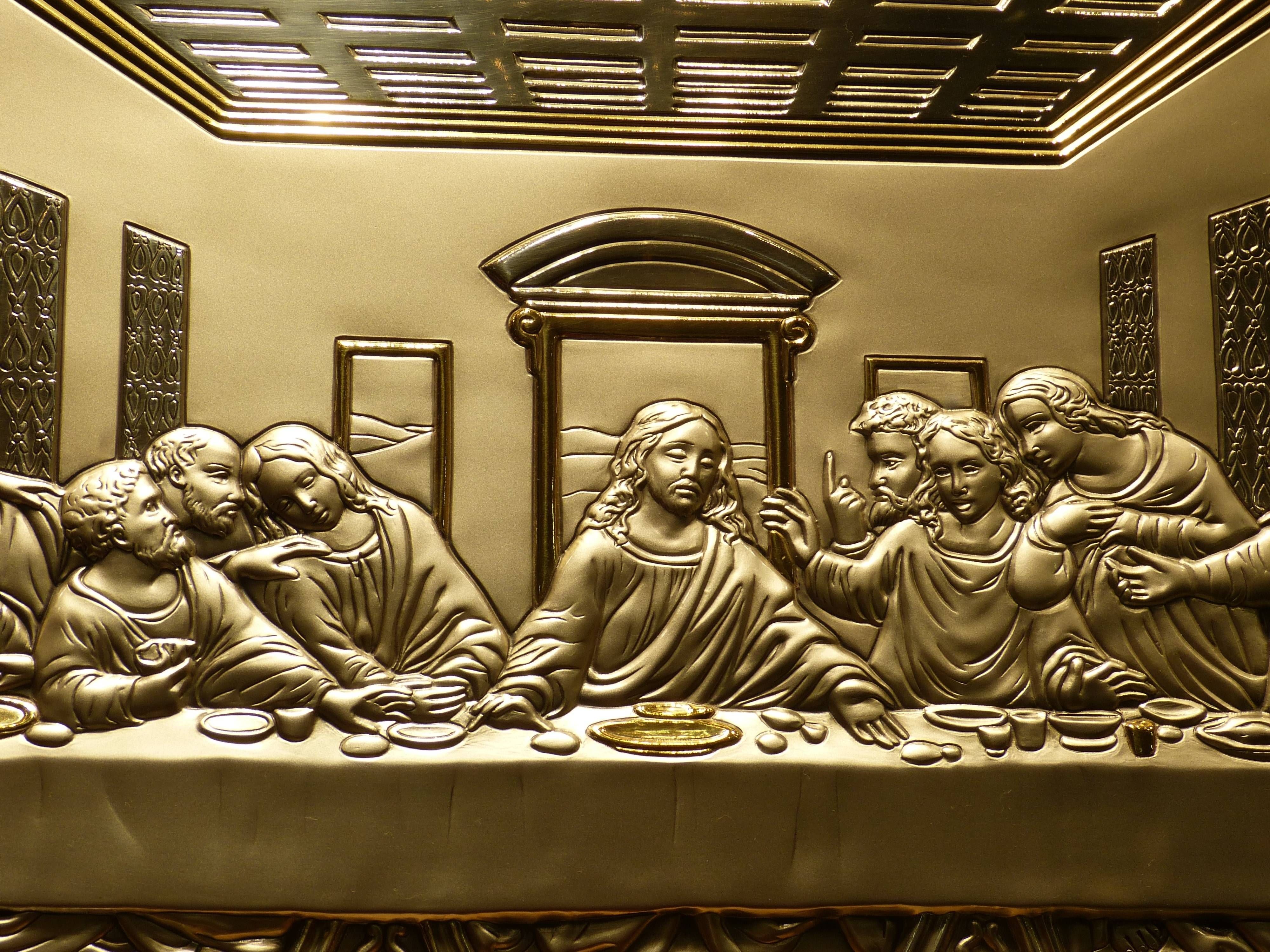 The Last Supper Gold Wall Art Free Image | Peakpx For Newest The Last Supper Wall Art (View 13 of 20)
